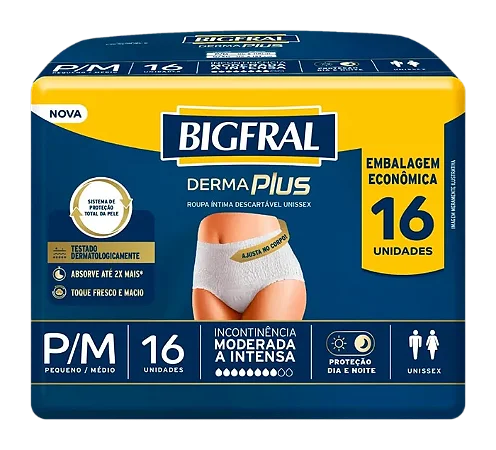Fralda Geriátrica Bigfral Pants Dermaplus C/16