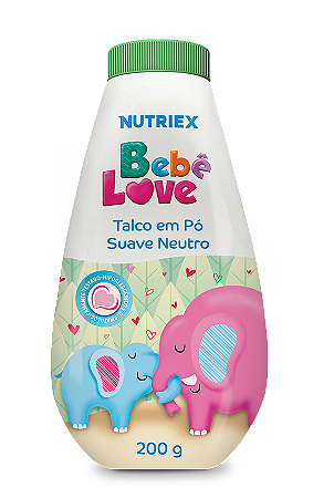 Talco em Pó Neutro Bebê Love 200g