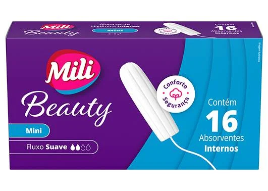 Absorvente Interno Mili Beauty Mini C/16