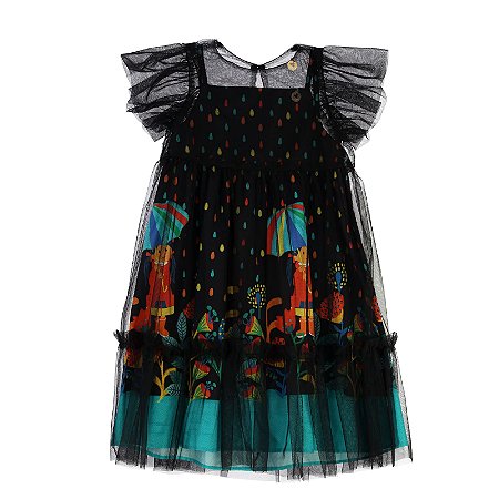 VESTIDO ESTAMPA CHUVA DE OUTONO