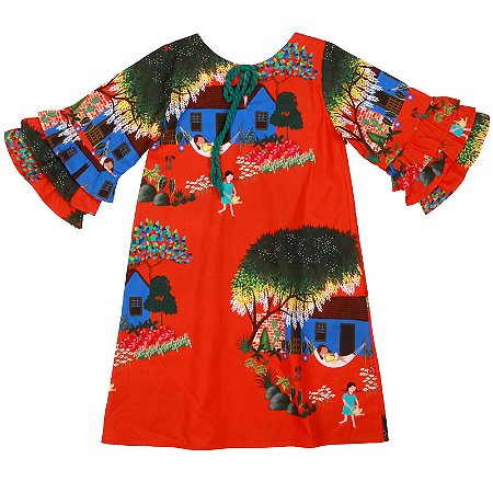 VESTIDO ESTAMPA QUINTAL