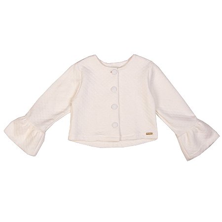 CASACO MATELASSÊ OFF WHITE