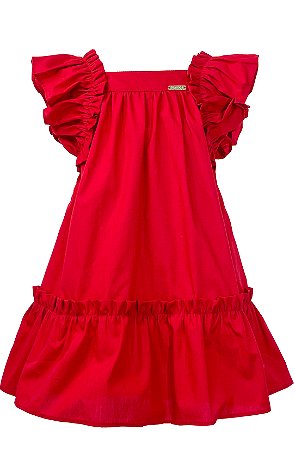 VESTIDO VERMELHO LAÇO COSTAS