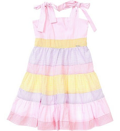 VESTIDO LISTRAS E XADREZ