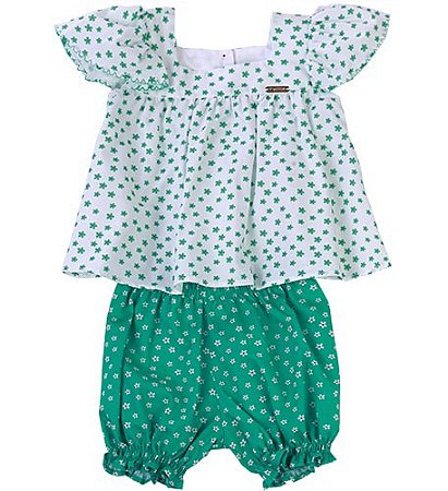 CONJUNTO BEBÊ COMPOSÊ ESTAMPA MARGARIDINHA