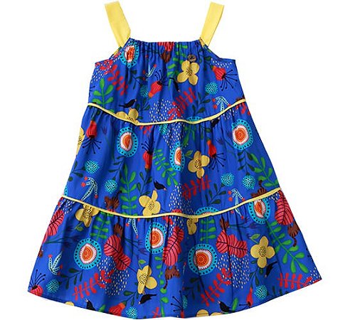 VESTIDO ESTAMPA FLORES DO PALÁCIO