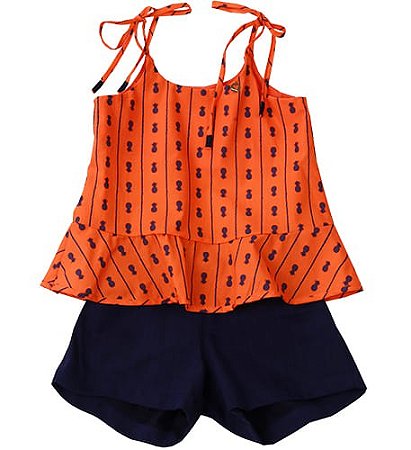 CONJUNTO ESTAMPA ABACAXI