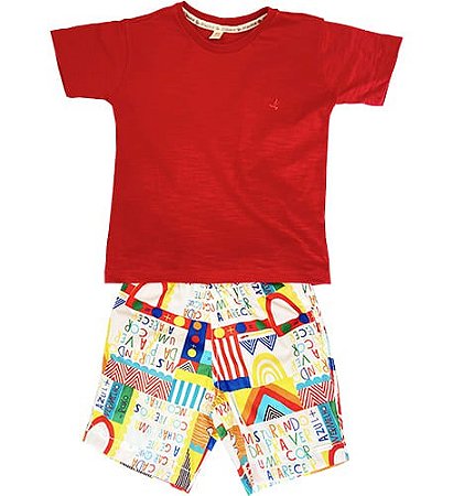CONJUNTO ESTAMPA MISTURANDO AS CORES