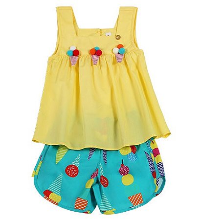 CONJUNTO ESTAMPA SORVETE