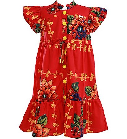 VESTIDO ESTAMPA FLOR DE CHITA