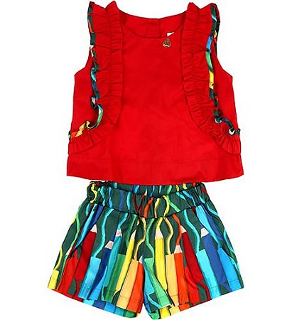 CONJUNTO ESTAMPA LÁPIS DE COR