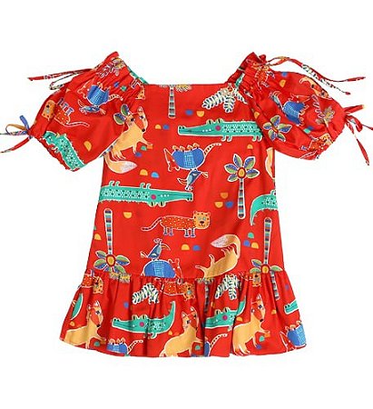 VESTIDO ESTAMPA BICHOS