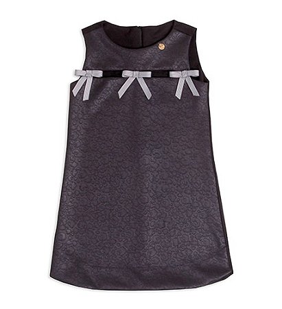 VESTIDO MALHA PRETA 3 LACINHOS