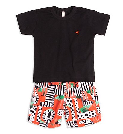 CONJUNTO BEBÊ ESTAMPA BICHOS