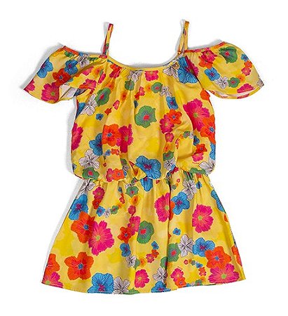 VESTIDO ESTAMPA FLORES