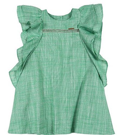 VESTIDO VERDE CLARO