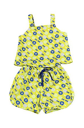 CONJUNTO ESTAMPA RAQUETE DE BEACH TENIS