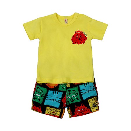 CONJUNTO BEBÊ SILK SELF DOS ANIMAIS
