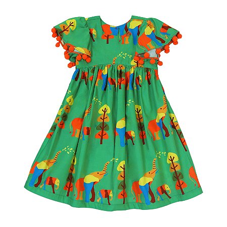 VESTIDO ESTAMPA MAMÃE ELEFANTE