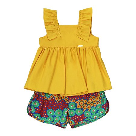 CONJUNTO ESTAMPA CANTEIRO BEIJINHOS