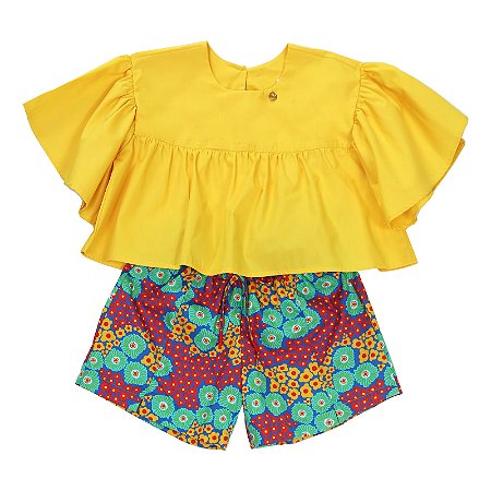 CONJUNTO ESTAMPA CANTEIRO BEIJINHOS