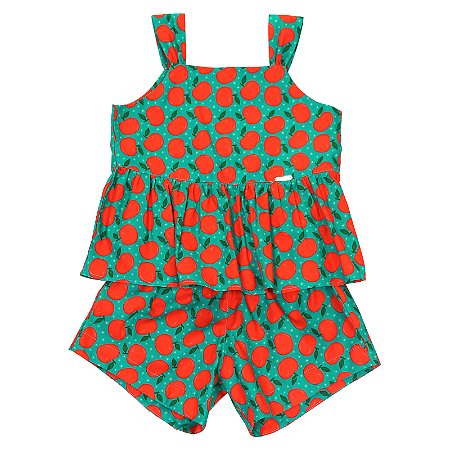 CONJUNTO ESTAMPA MAÇÃ