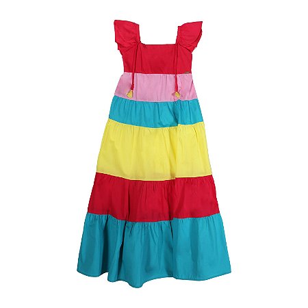 VESTIDO MULTICORES