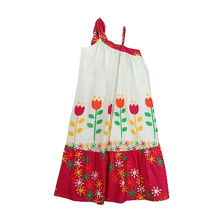 VESTIDO ESTAMPA BARRADO PRIMAVERA