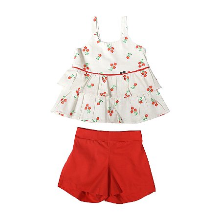 CONJUNTO ESTAMPA UMA FLORZINHA