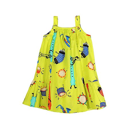 VESTIDO ESTAMPA A BANDA