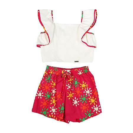 CONJUNTO ESTAMPA BRILHA BRILHA
