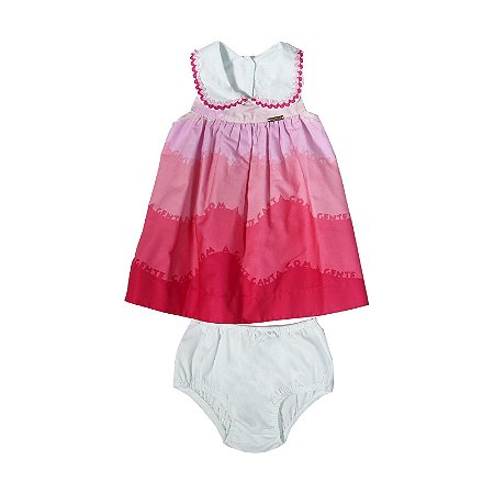 VESTIDO BEBÊ ESTAMPA CANTA COM A GENTE