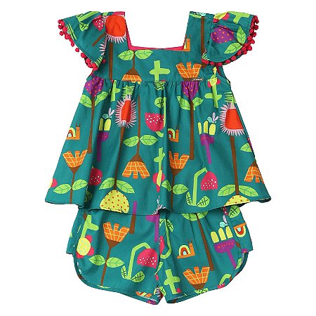 CONJUNTO ESTAMPA POR QUE AS FLORES SÃO PERFUMADAS?