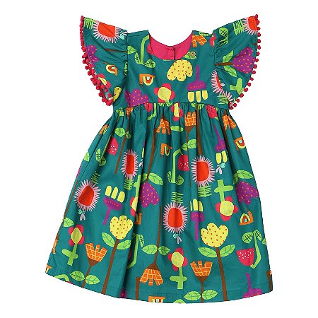 VESTIDO ESTAMPA POR QUE AS FLORES SÃO PERFUMADAS?