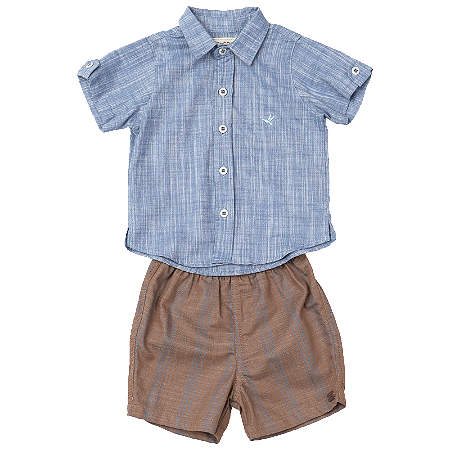 CONJUNTO LISO AZUL