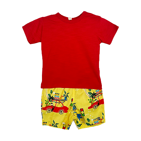 CONJUNTO ESTAMPA PIQUENIQUE DIVERTIDO