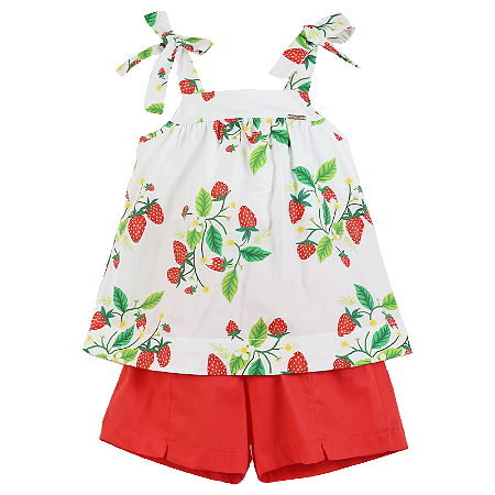 CONJUNTO ESTAMPA MORANGO