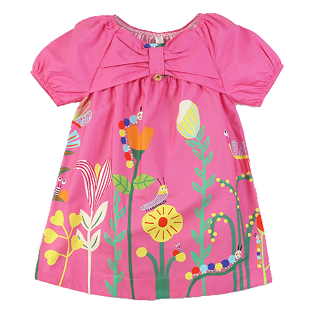 VESTIDO ESTAMPA CULTIVANDO JARDIM