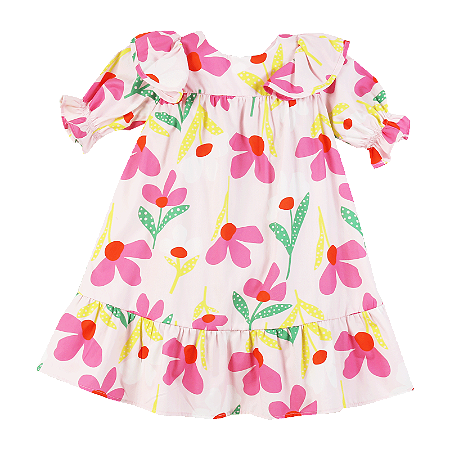 VESTIDO ESTAMPA FLOR POR ONDE FOR