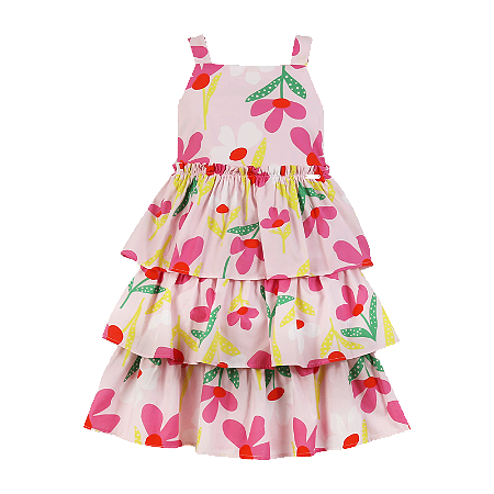 VESTIDO ESTAMPA FLOR POR ONDE FOR