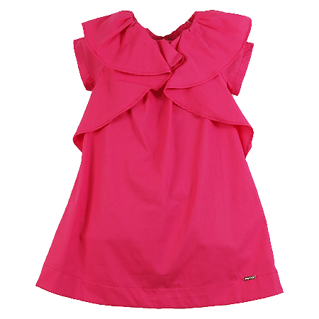 VESTIDO LISO ROSA