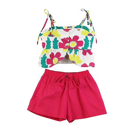 CONJUNTO ESTAMPA CHEIRO DE FLOR