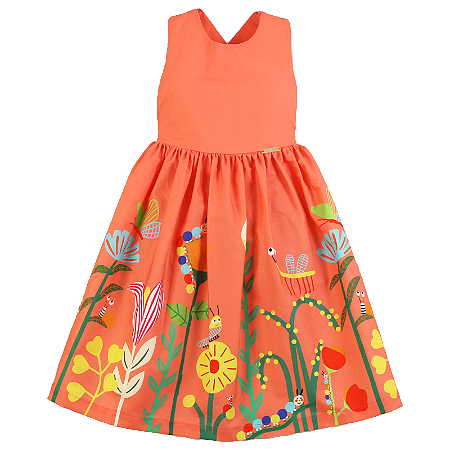 VESTIDO ESTAMPA CULTIVANDO JARDIM