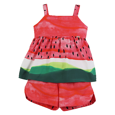 CONJUNTO ESTAMPA BARRADO MELANCIA