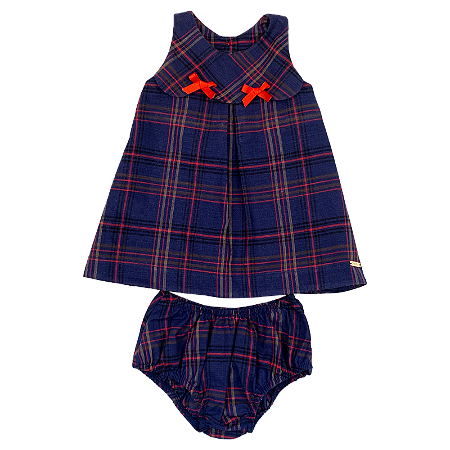 VESTIDO BEBÊ XADREZ