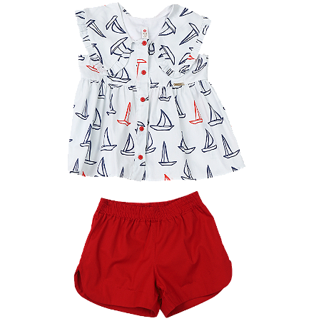 CONJUNTO BARQUINHO FUNDO BRANCO