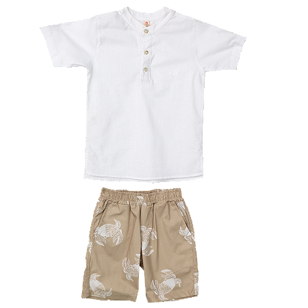CONJUNTO CARANGUEJO FUNDO BEGE