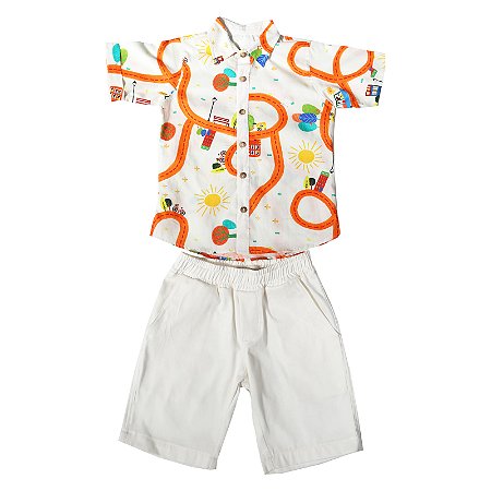 CONJUNTO ESTAMPA VAMOS PASSEAR