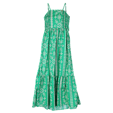VESTIDO ESTAMPA BORDADO PONTO DE CRUZ