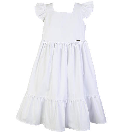 VESTIDO LISO BRANCO
